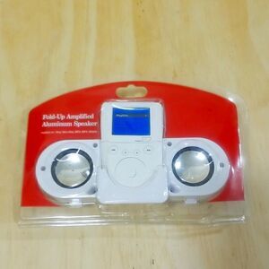 Slick Foldup Amplified Aluminum Speakers